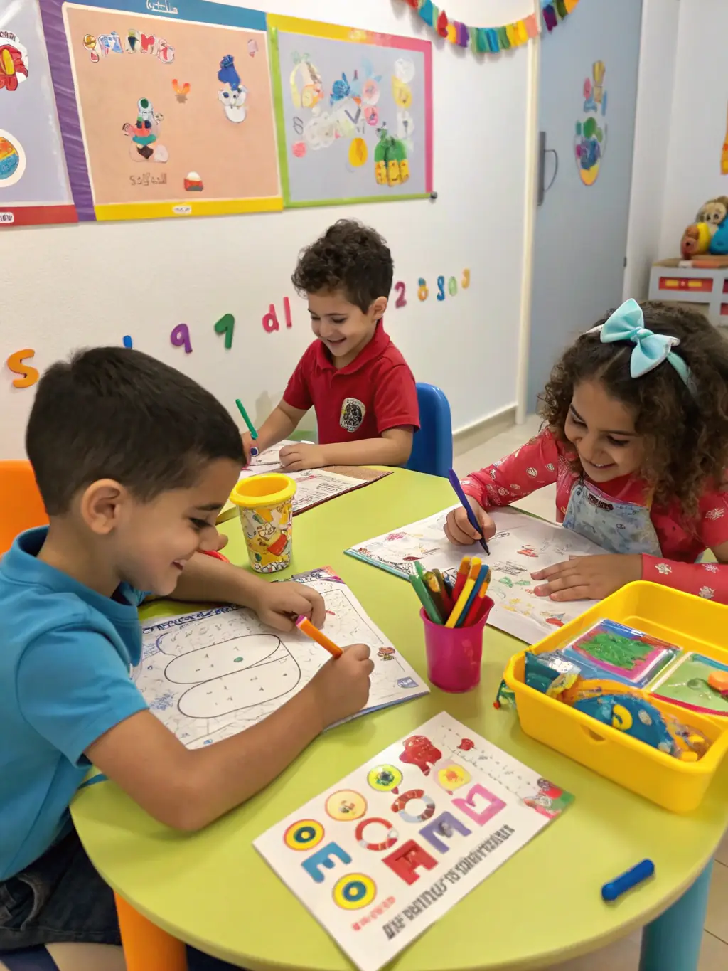 A photograph of children and adults participating in a vibrant cultural arts workshop at CBPT, showcasing hands-on learning and creative expression.